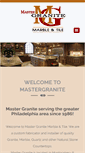 Mobile Screenshot of mastergranite.com
